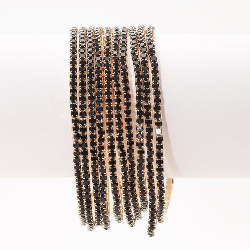 A Perfect 10 Stacking Crystal Stretch Bracelets