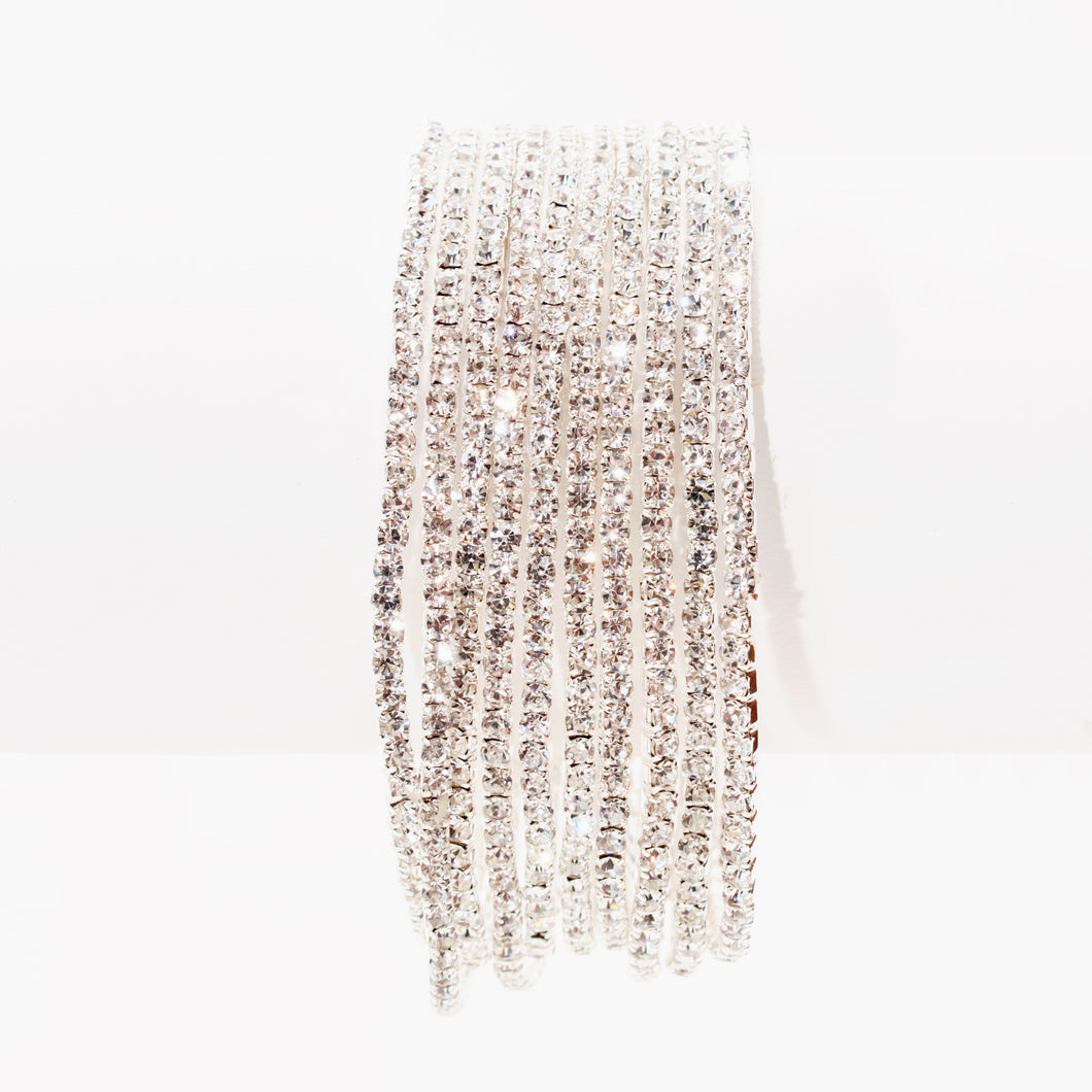 A Perfect 10 Stacking Crystal Stretch Bracelets