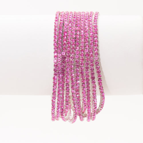 A Perfect 10 Stacking Crystal Stretch Bracelets