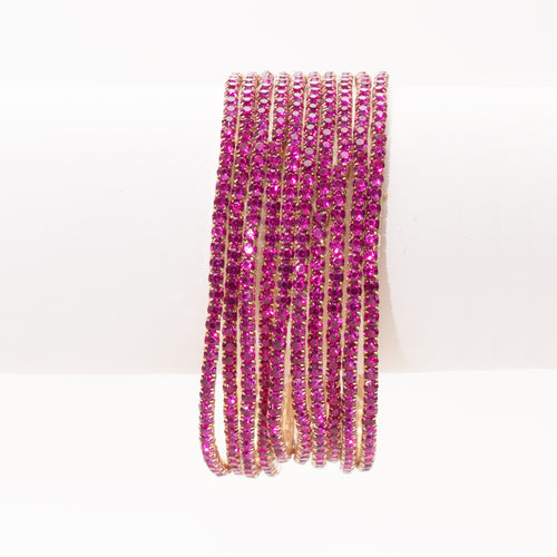 A Perfect 10 Stacking Crystal Stretch Bracelets