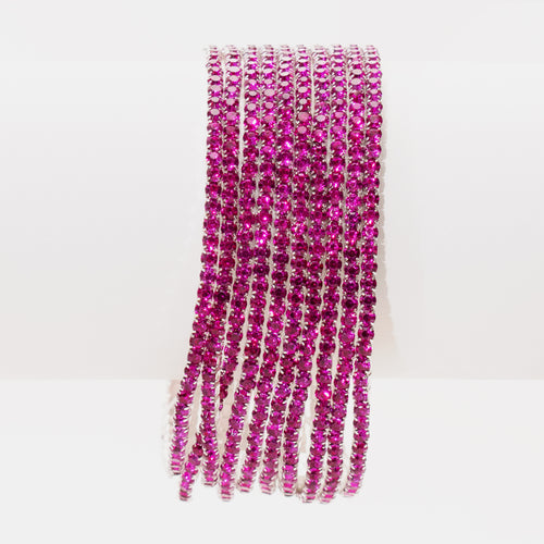 A Perfect 10 Stacking Crystal Stretch Bracelets