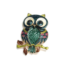 Load image into Gallery viewer, Owl Magnetic Pin
