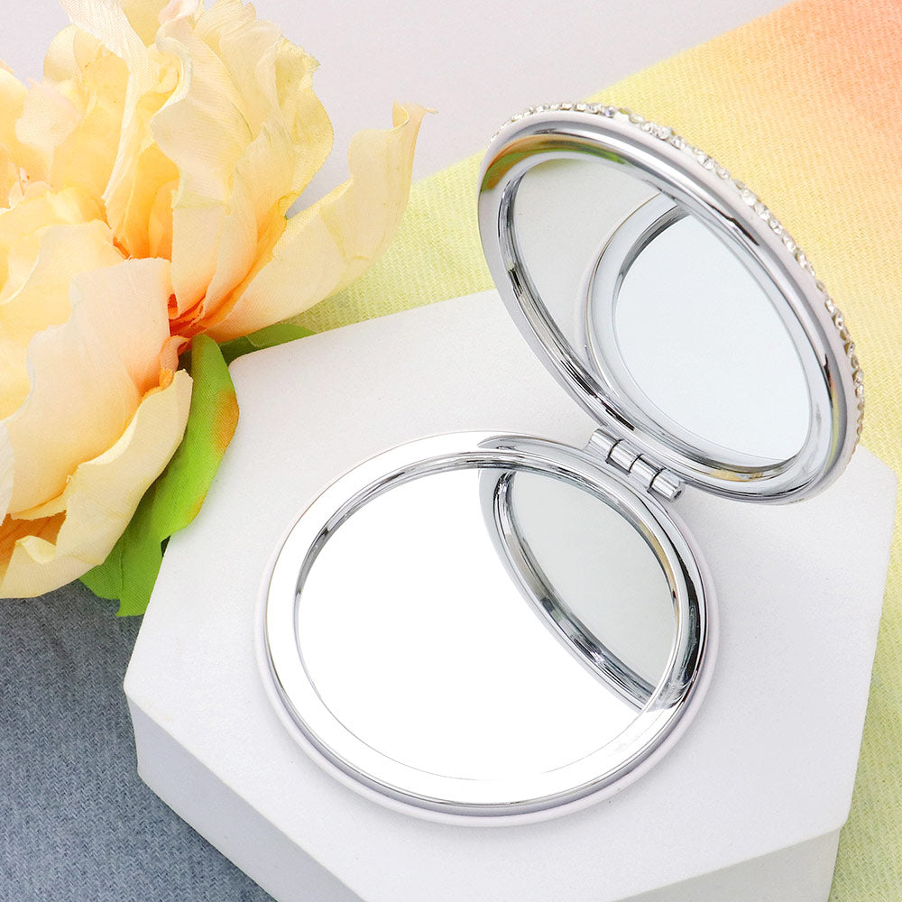 Compact Mirror with a Touch of Glitz