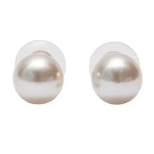 Load image into Gallery viewer, Classic Pearl Stud Earrings - 14mm
