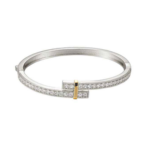 Cascading Diamond CZ Bangle