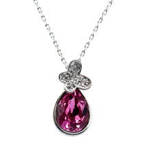 Load image into Gallery viewer, Butterfly Kiss Swarovski Crystal Necklace
