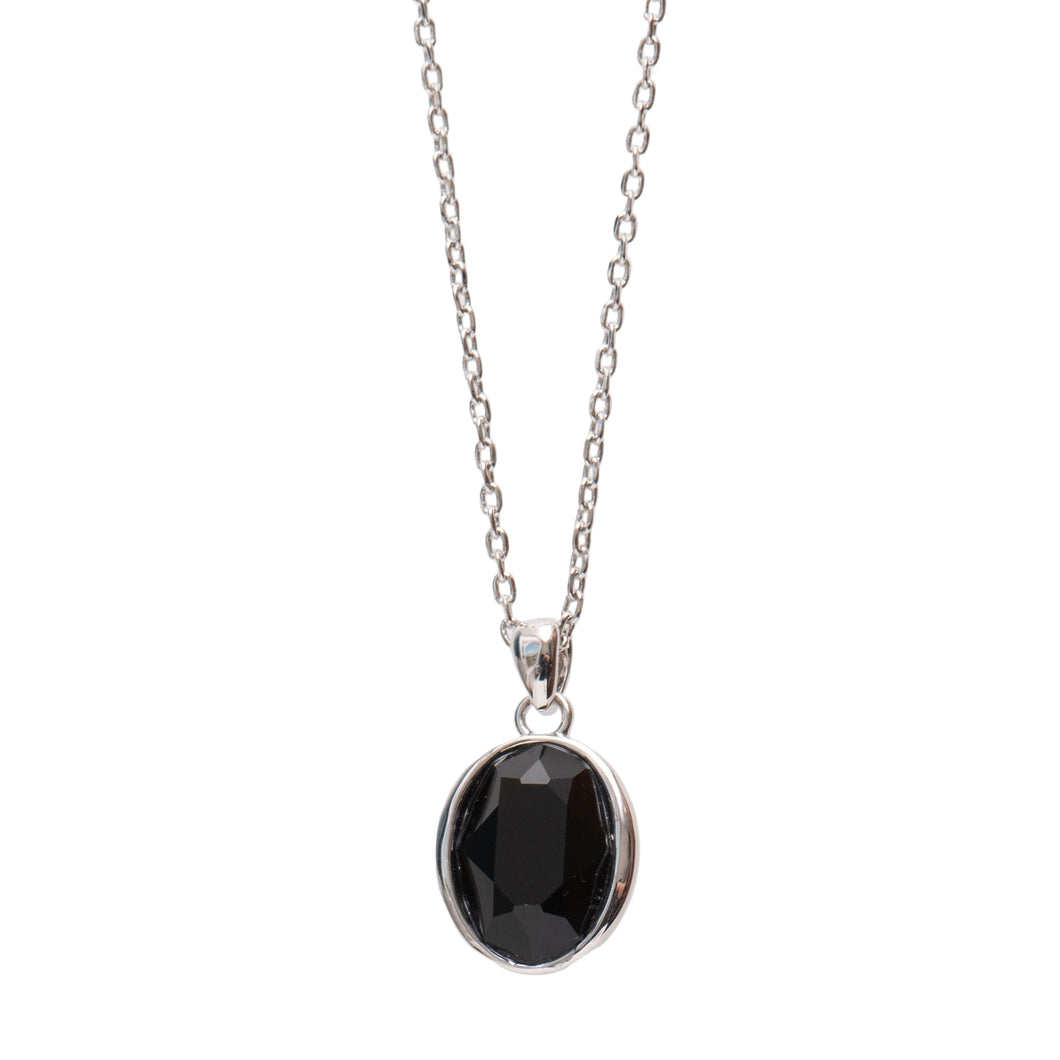 Black Radiance Crystal Necklace
