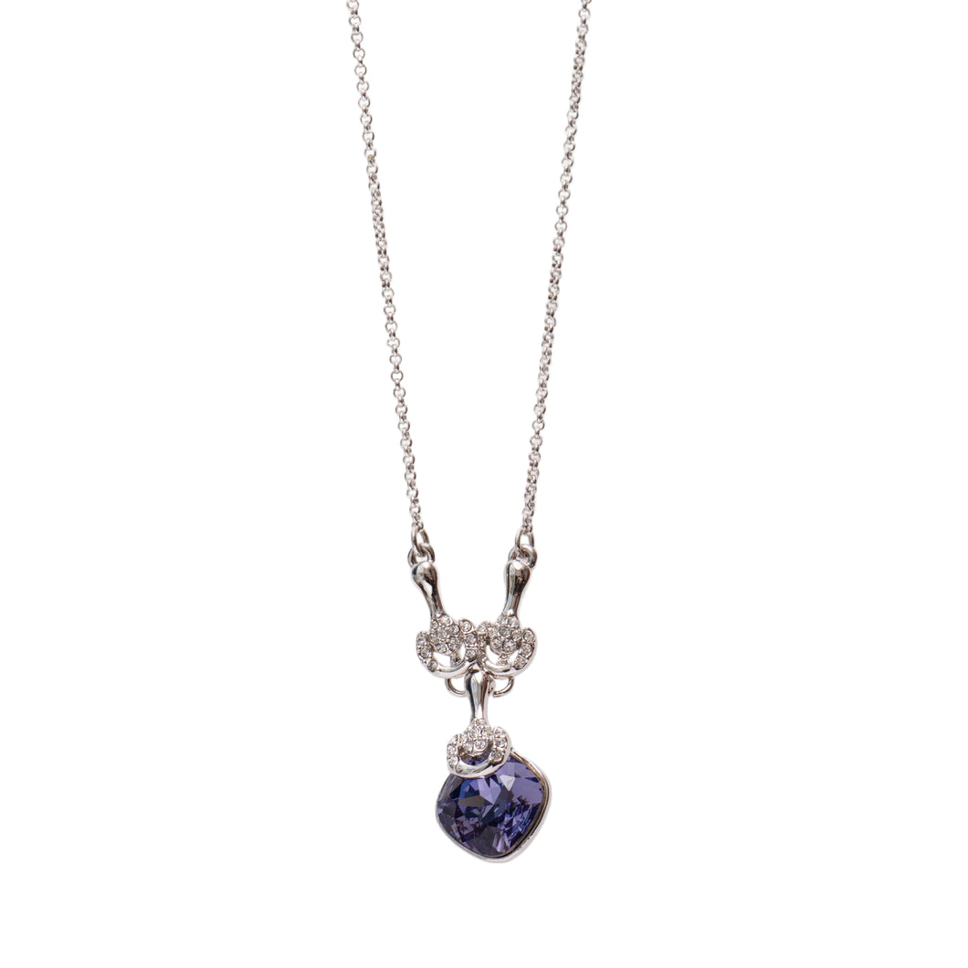 Lavender Grace Crystal Necklace