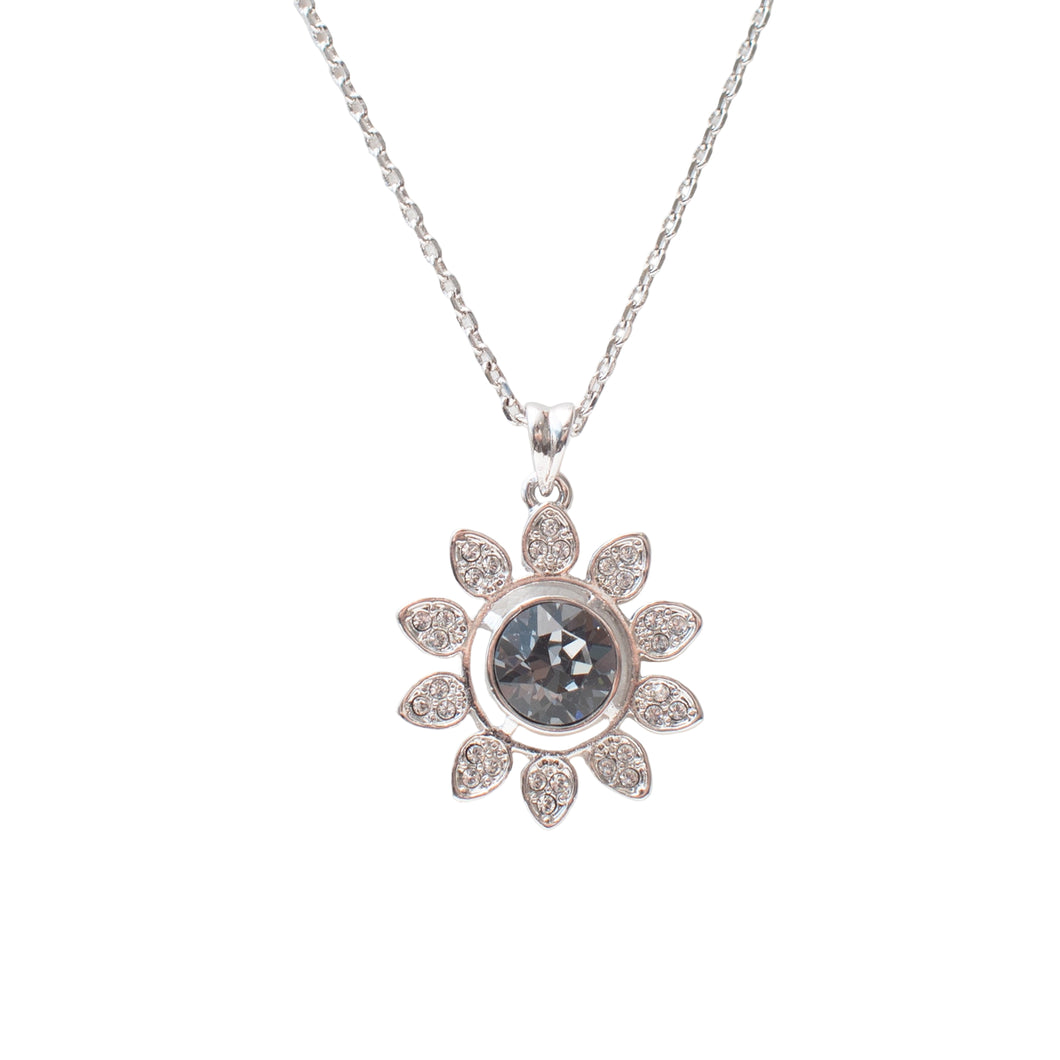 Crystal Flora Swarovski Crystal Necklace
