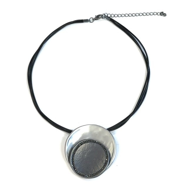 Circle in a Circle Short Necklace