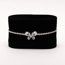 Load image into Gallery viewer, Crystal Butterfly Adjustable Bracelet
