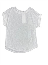 Load image into Gallery viewer, Fancy Cuff Sleeve Round Neck Tee
