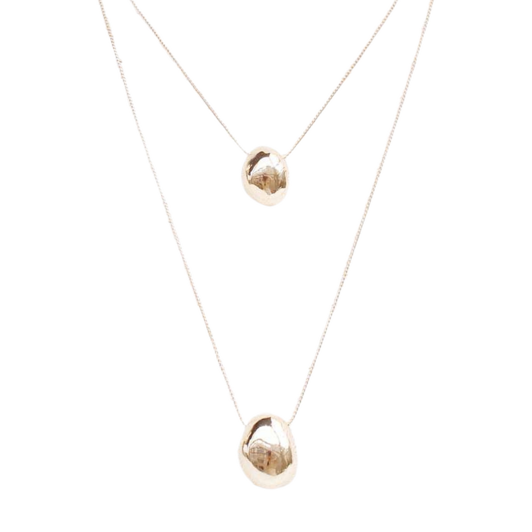 The Perfect Pair Double Layered Ball Necklace