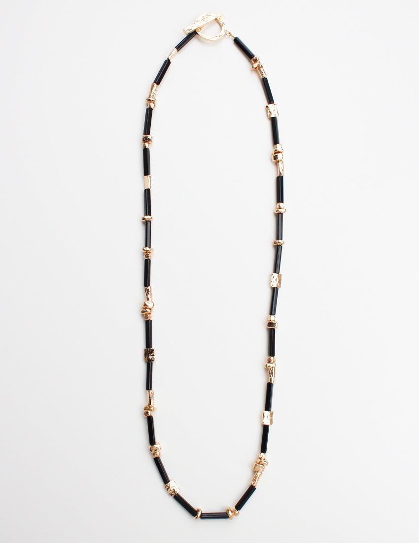 Glamour Links to Gold Long Necklace