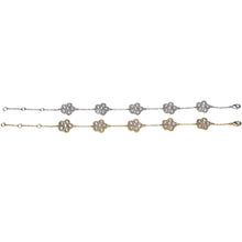 Load image into Gallery viewer, Floral Crystal Love Bracelet
