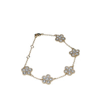 Load image into Gallery viewer, Floral Crystal Love Bracelet
