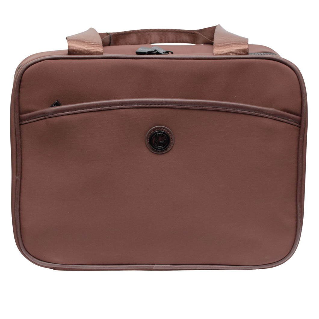 Large Hanging Toiletry Case with Front Pocket  - Joan & David