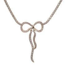 Load image into Gallery viewer, Bowtastic CZ Strand Necklace
