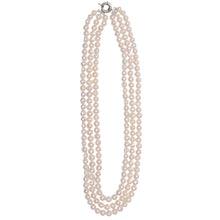 Load image into Gallery viewer, Triple Strand Freshwater Pearl Necklace
