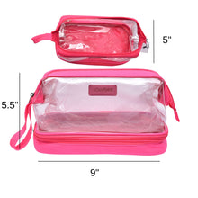 Load image into Gallery viewer, Clear Toiletry Bag
