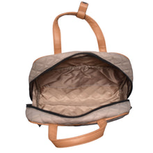 Load image into Gallery viewer, Taupe Quilted Toiletry Bag - Joan &amp; David
