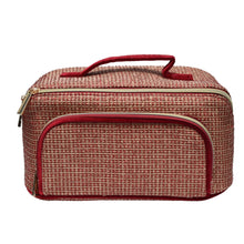 Load image into Gallery viewer, Wide Open Train Case Cosmetic Bag
