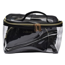 Load image into Gallery viewer, 3 Piece Clear Train Case - Joan &amp; David
