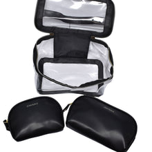 Load image into Gallery viewer, 3 Piece Clear Train Case - Joan &amp; David
