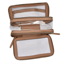 Load image into Gallery viewer, 2 Piece Clear Cosmetic Case - Joan &amp; David
