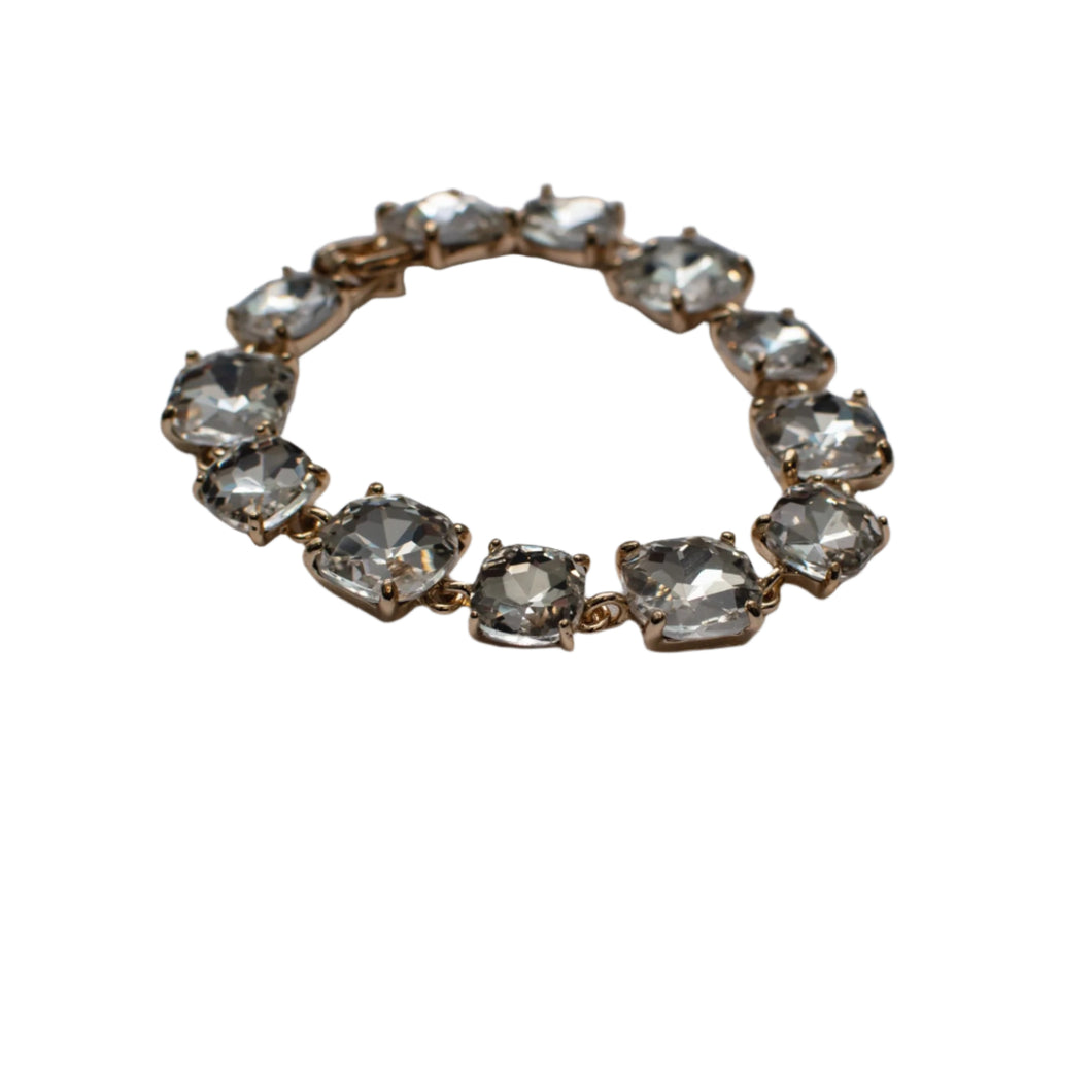 Fancy Gem Clasp Bracelet
