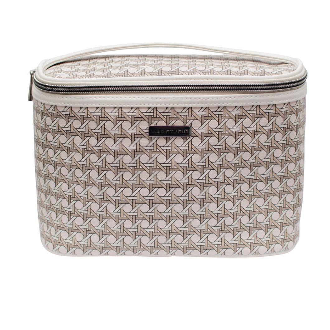 2 Piece Medium Train Case with Cosmetic Bag