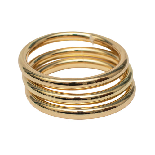 Round Bangle Trio Bracelets