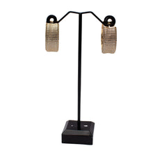 Load image into Gallery viewer, Radiant Texture Hoop Earrings
