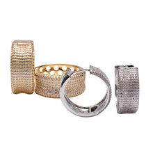Load image into Gallery viewer, Radiant Texture Hoop Earrings
