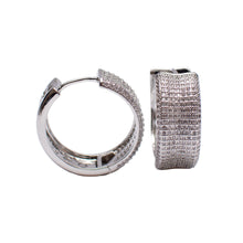Load image into Gallery viewer, Radiant Texture Hoop Earrings
