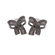 Load image into Gallery viewer, Fancy Bow Bling Earrings
