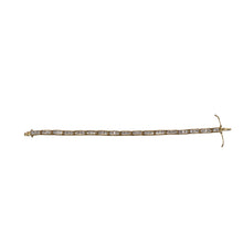 Load image into Gallery viewer, Triple Style CZ Tennis Bracelet with Double Safety Clasp
