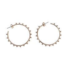 Load image into Gallery viewer, Golden Orbit Hoop Earrings
