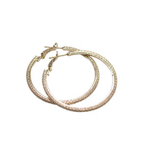 Load image into Gallery viewer, Golden Glimmer Hoops
