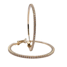 Load image into Gallery viewer, Golden Glimmer Hoops
