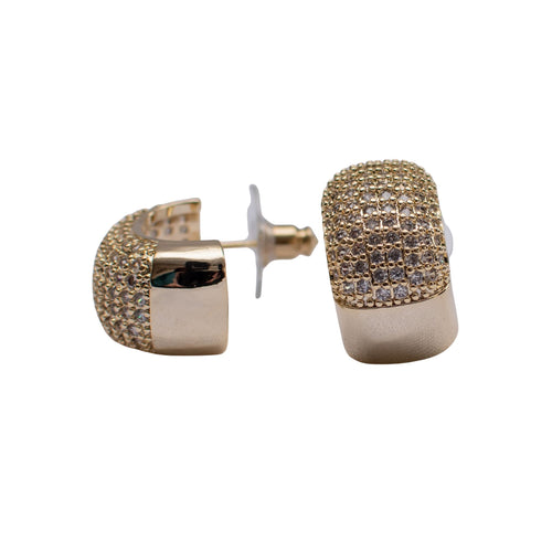 Radiant Half Hoop Earrings