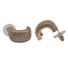 Load image into Gallery viewer, Radiant Half Hoop Earrings

