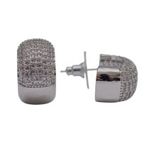 Load image into Gallery viewer, Radiant Half Hoop Earrings
