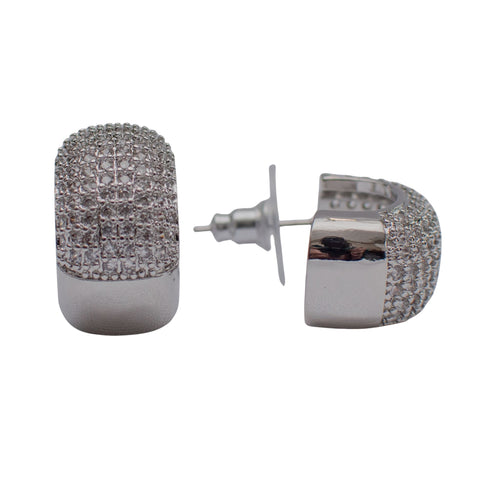 Radiant Half Hoop Earrings