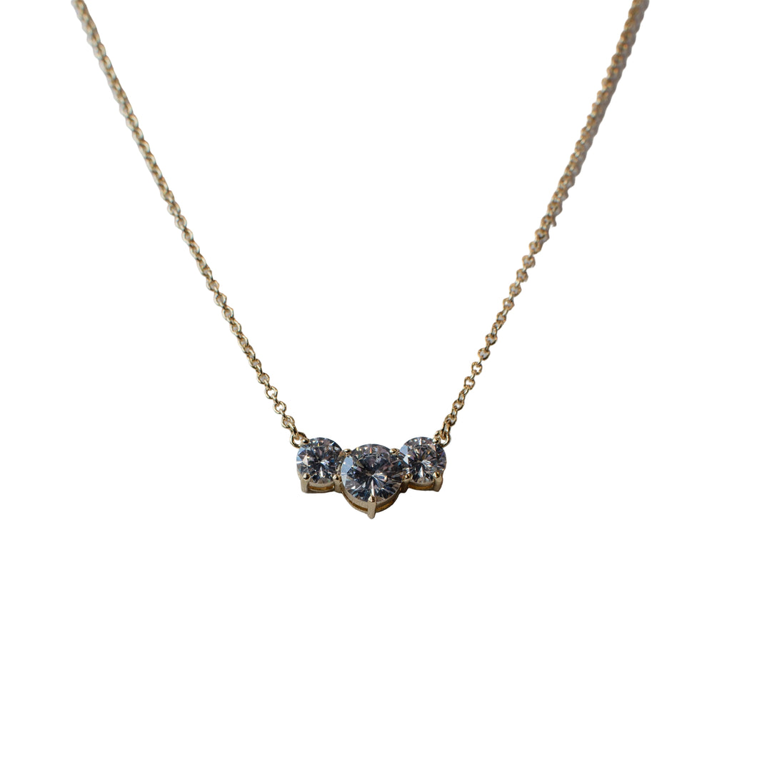 Trio CZ Necklace