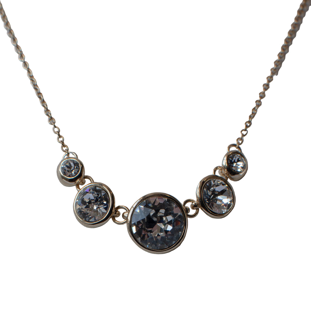 Smile, It Looks Good On You Swarovski Crystal Necklace