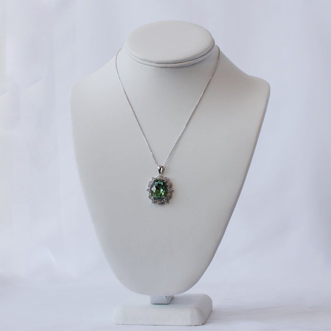 The Duchess Swarovski Crystal Sterling Silver Necklace