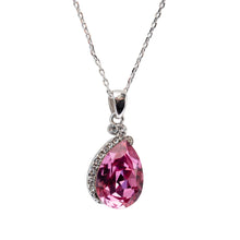 Load image into Gallery viewer, Perfectly Pink Swarovski Crystal Necklace
