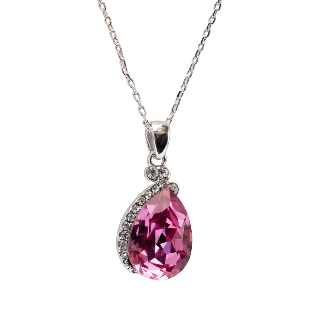 Perfectly Pink Swarovski Crystal Necklace