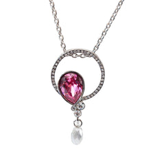 Load image into Gallery viewer, Angel&#39;s Halo Swarovski Crystal Necklace
